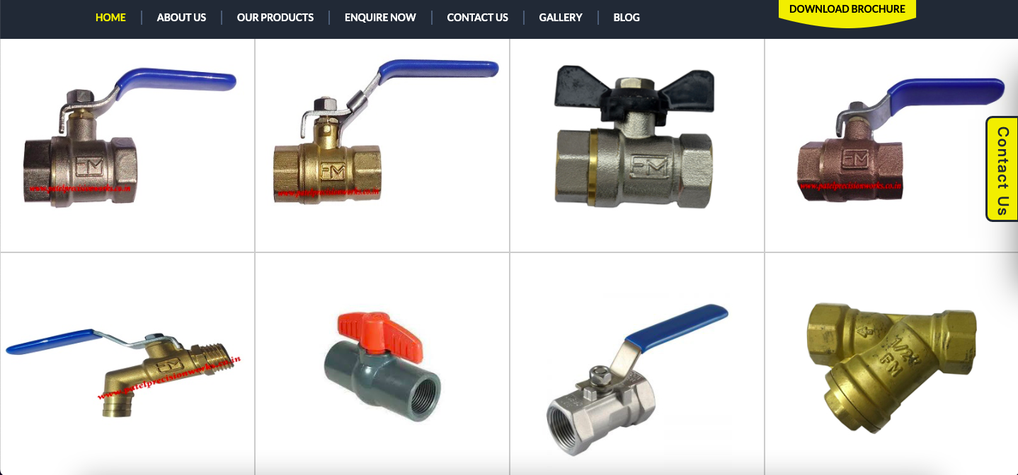 Patel Precision brass ball valve